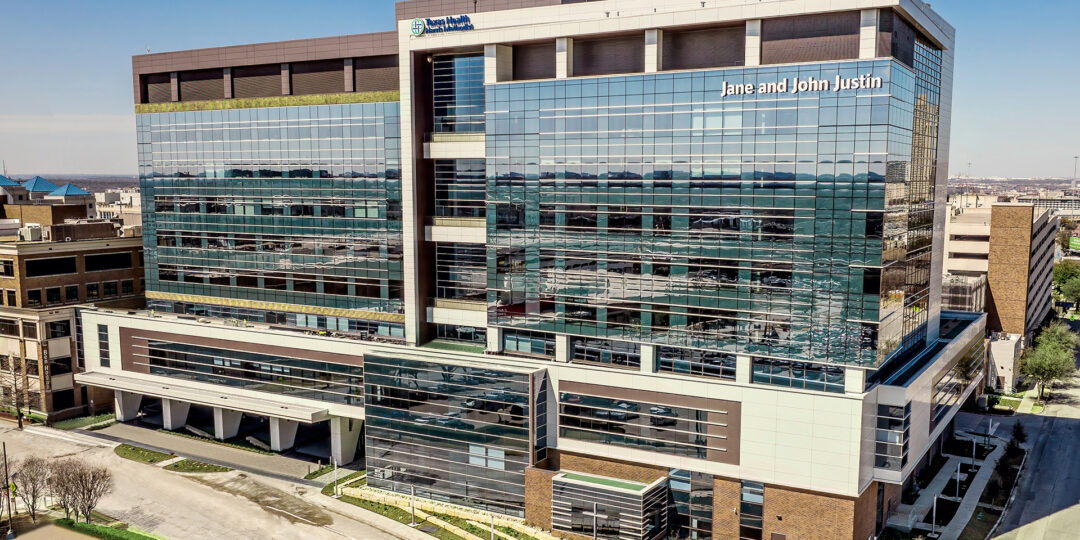 Justin Tower in Fort Worth, photo courtesy of Texas Health